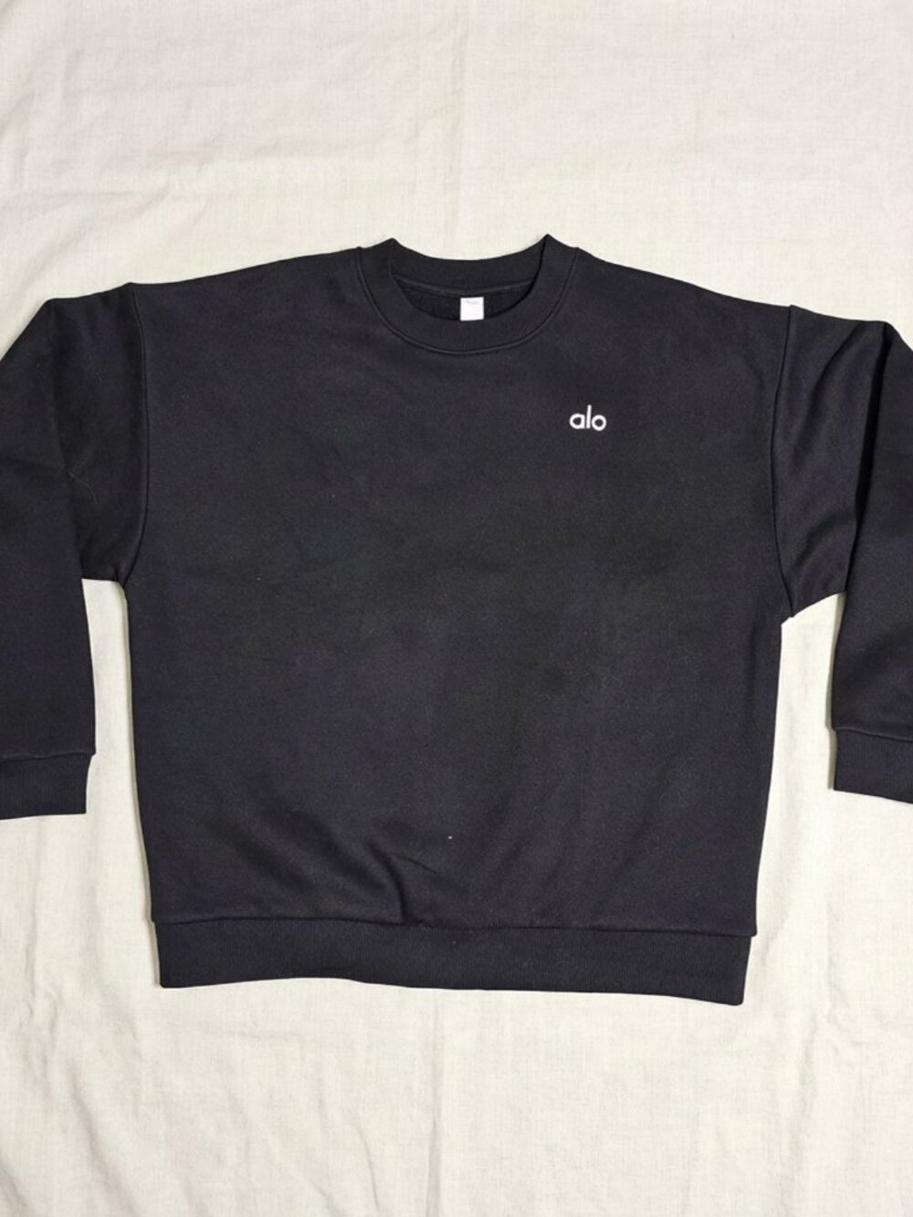 Alo Yoga NWT Crew Neck Pullover Black Size S